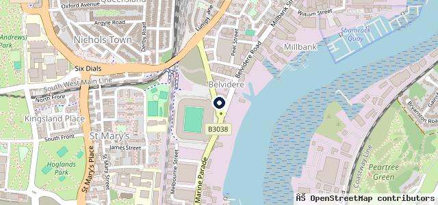 Map showing the location of Citroën Wilmoths – Southampton