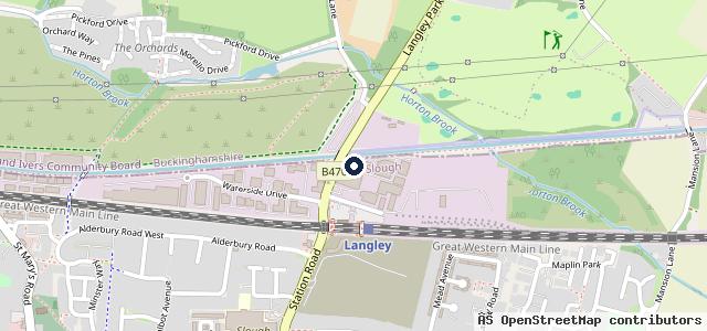 Map showing the location of Autocare M O T & Service Centre Ltd