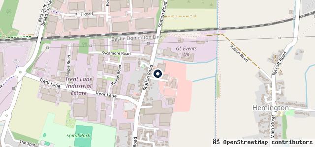 Map showing the location of G. Downes Motors