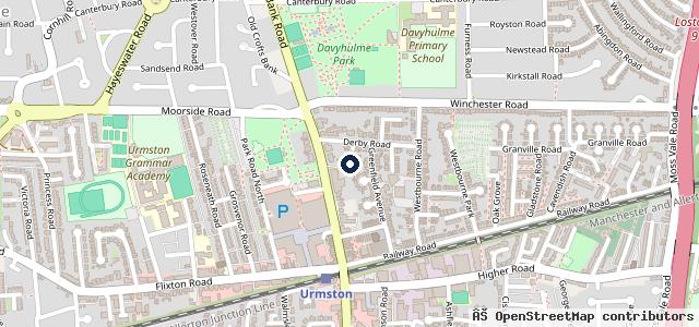 Map showing the location of Trafford Mobile Vehicle Air Conditioning