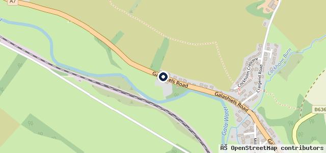 Map showing the location of Adam Purves Isuzu &amp; Mitsubishi | Galashiels