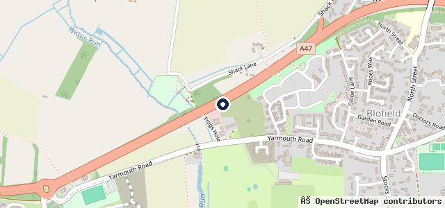 Map showing the location of Blofield Motor Company ltd