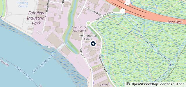 Map showing the location of Essexmot.com | London