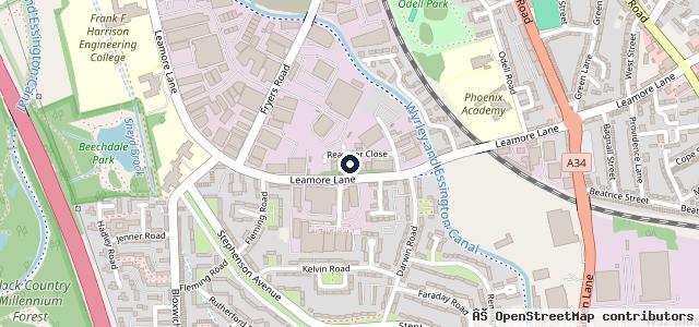 Map showing the location of I D Autos