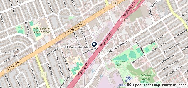 Map showing the location of Charles Auto Care