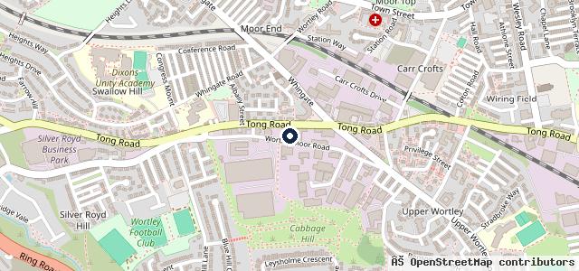 Map showing the location of Tong Road Motors