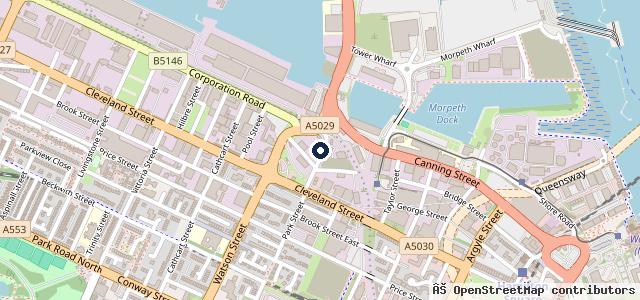 Map showing the location of Tunnel Tyres
