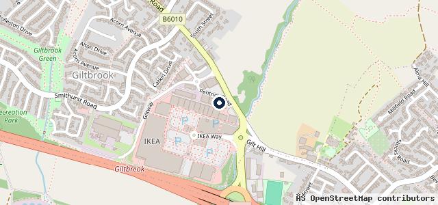 Map showing the location of Eden Tyres & Servicing