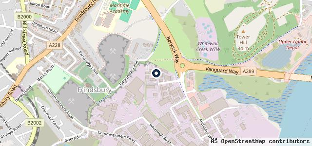 Map showing the location of Adams Motor Repairs