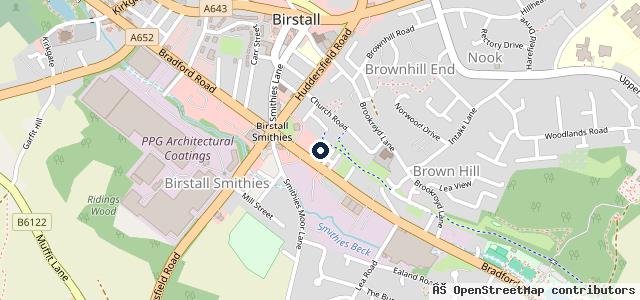 Map showing the location of Brams