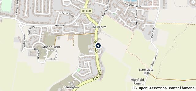 Map showing the location of Grays of Holbeach