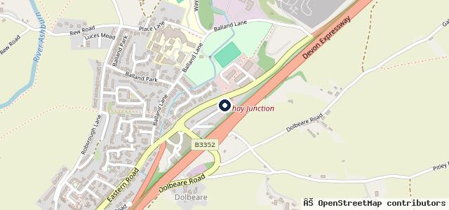 Map showing the location of John Tremlett Motorcycles