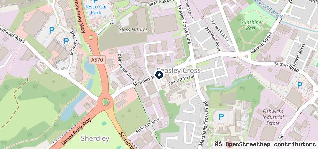 Map showing the location of Billoyd Service & MOT Centre