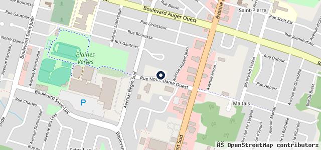 Map showing the location of Henri Simard Carrossier