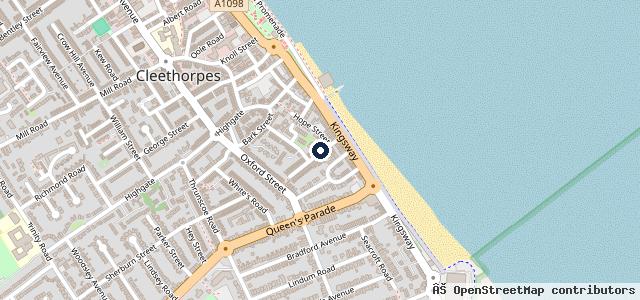 Map showing the location of R T Foster