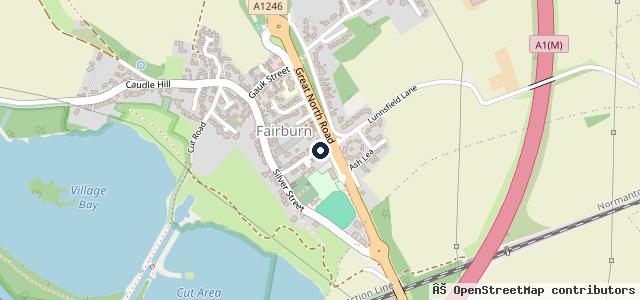 Map showing the location of BROTHERTON GARAGE MOT CENTRE | Leeds