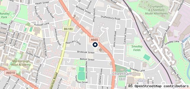 Map showing the location of A B S MOT Station