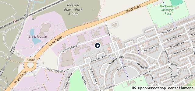 Map showing the location of Budget Tyres & Auto Centre