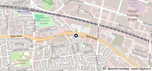 Map showing the location of Vertu Mercedes-Benz of Slough | Slough