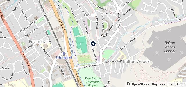 Map showing the location of Old Mill Auto