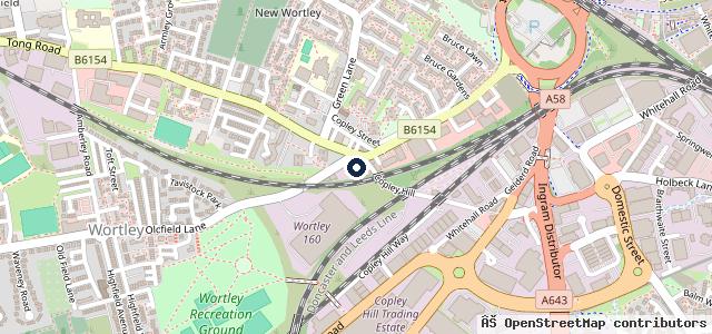 Map showing the location of Rapid Rubber Leeds