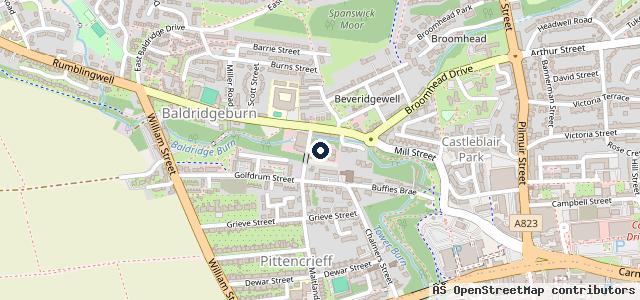 Map showing the location of Campbell Street Autos Dunfermline LTD
