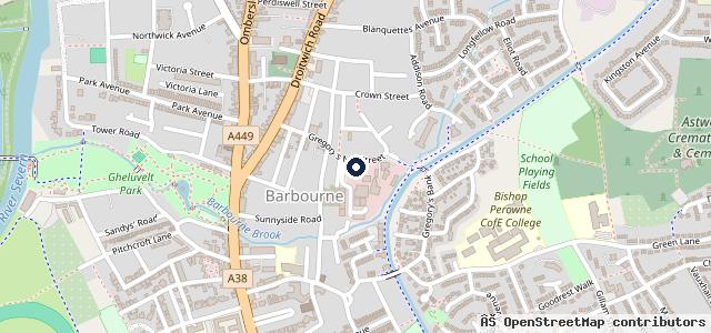 Map showing the location of BC Partridge Ltd