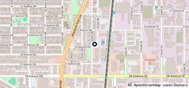 Map showing the location of Acadia Auto Service