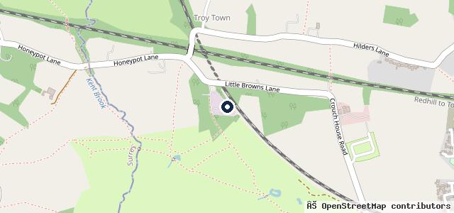 Map showing the location of Days Garage | Edenbridge