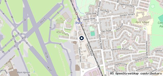 Map showing the location of Farburn Motors Dyce | Aberdeen