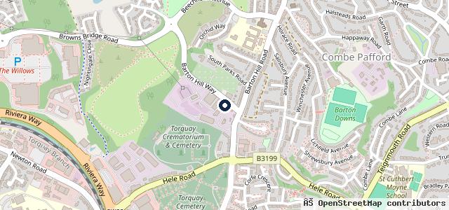 Map showing the location of Our Garage
