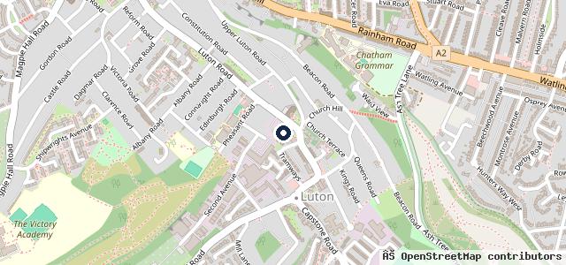 Map showing the location of Haywards Motor Group
