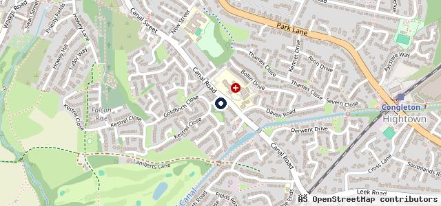 Map showing the location of Amerys Garage