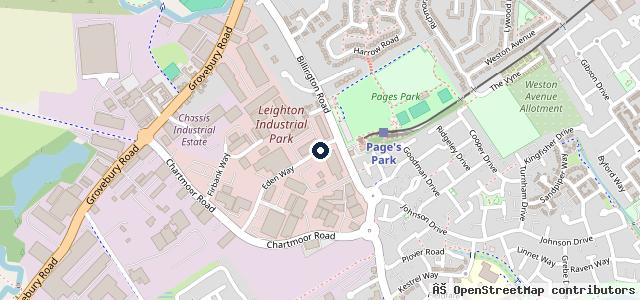 Map showing the location of Baldwin's Motors Ltd | Leighton Buzzard