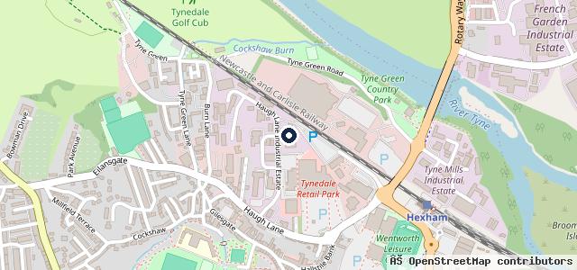 Map showing the location of Autobahn Hexham Ltd