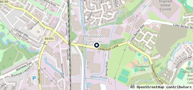 Map showing the location of Swan Mill Garage MOT