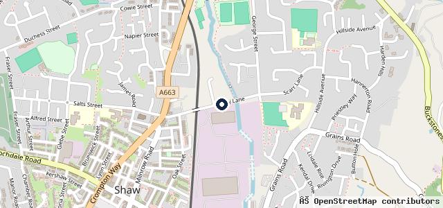 Map showing the location of Linney Lane Motors