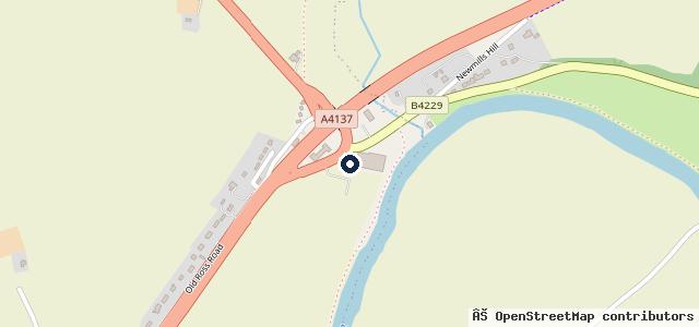 Map showing the location of South Hereford Motor Caravan Service Centre
