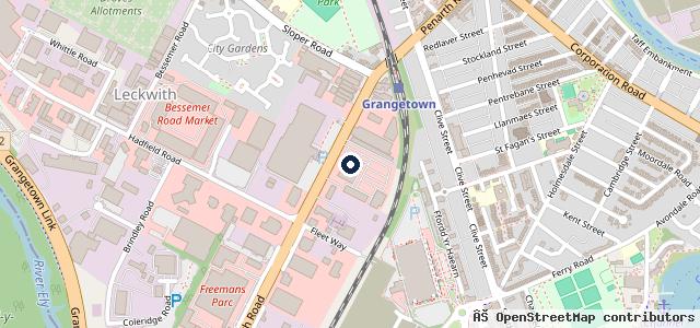 Map showing the location of Sytner Cardiff BMW