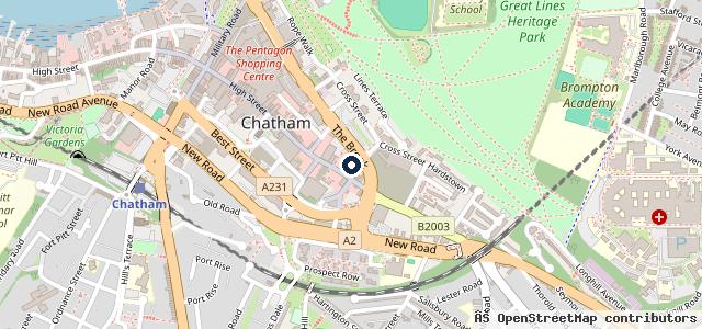 Map showing the location of Big M Car Service Centre