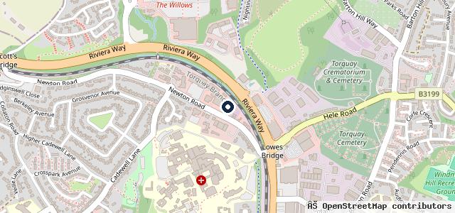 Map showing the location of Central Garages Torbay | Torquay