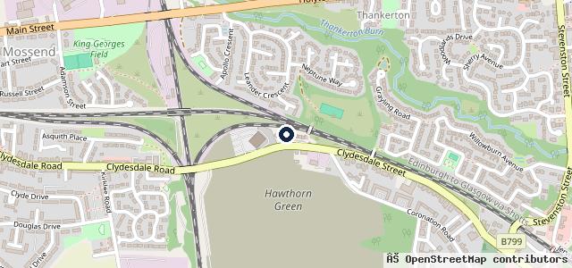 Map showing the location of Autosafe MOT Station