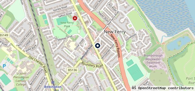 Map showing the location of BP Autos