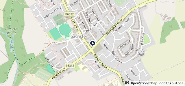 Map showing the location of Crossroads MOTOR Services