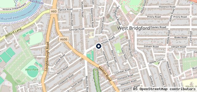 Map showing the location of Fred Brown Car Repairs Ltd.