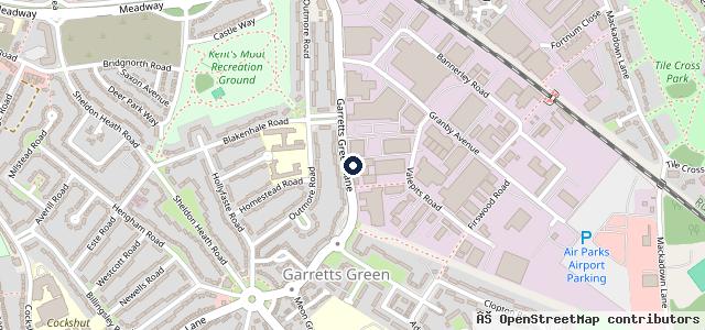 Map showing the location of Radley Motor Company
