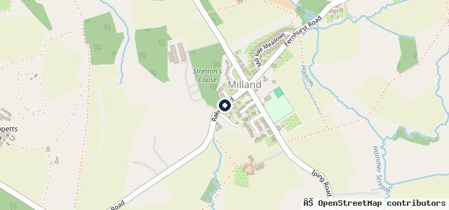 Map showing the location of Vales Garage Milland Ltd