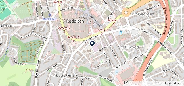 Map showing the location of Autogarage - Bodyshop