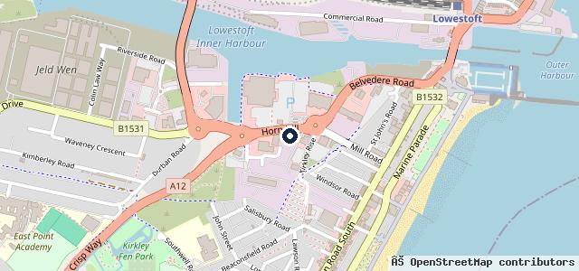 Map showing the location of M & R Car Sales