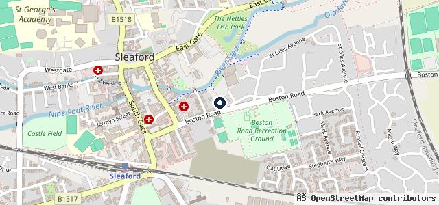 Map showing the location of Sleaford FORD | Sleaford